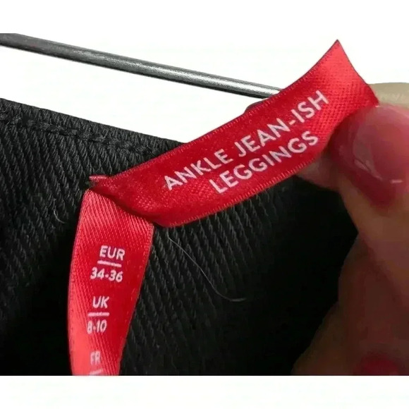 Spanx Black Ankle Jean-ish Leggings Jeans Small - Picture 4 of 9